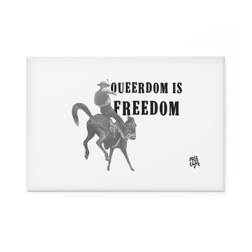 "Queerdom Is Freedom" Magnet