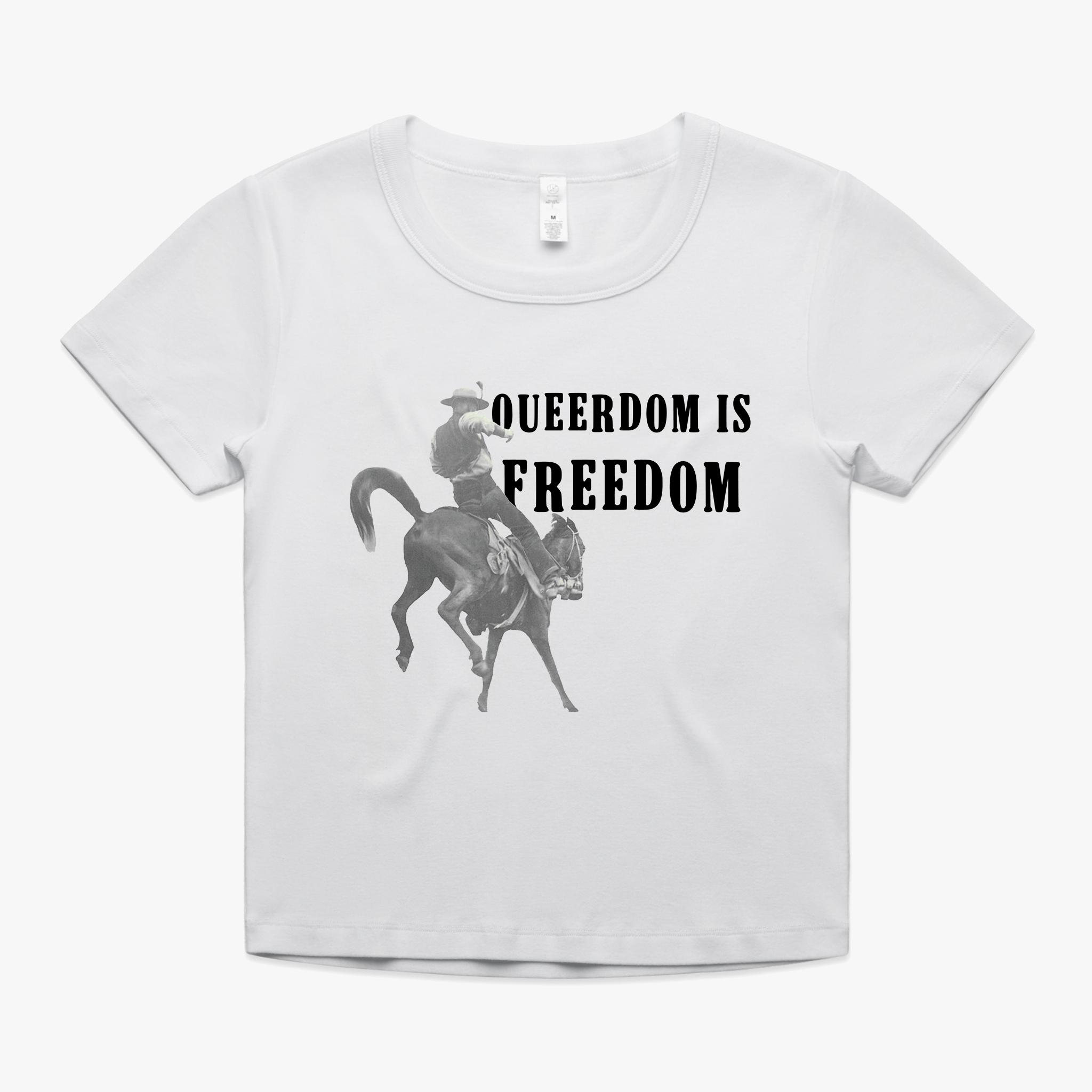"Queerdom Is Freedom" Baby Tee
