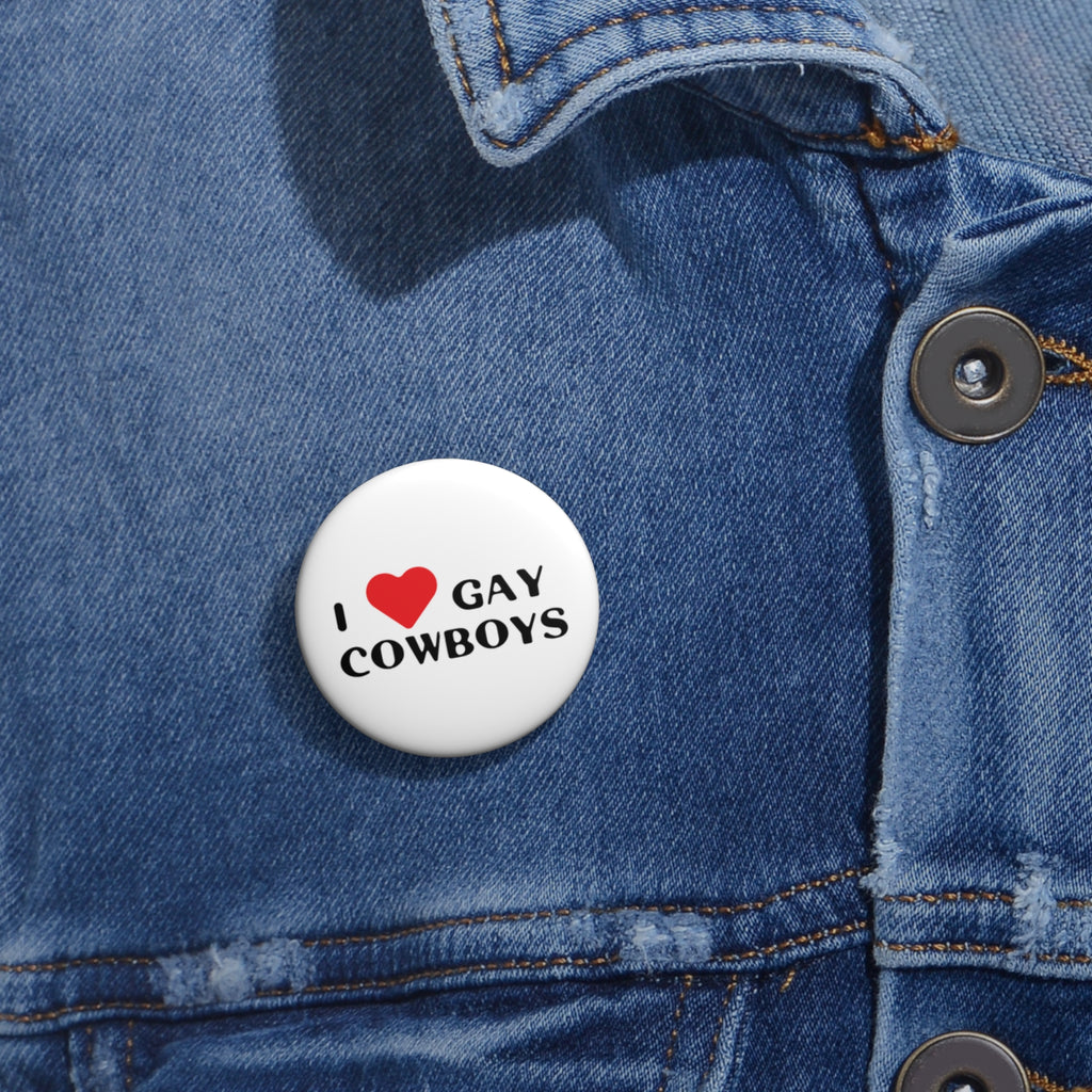 "I Heart Gay Cowboys" Pin